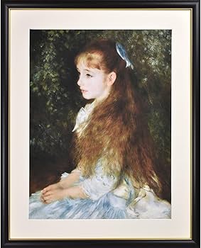 Amazon.co.jp: 晴れの街ギャラリー 絵画 額絵 ルノワール 『イレーヌ