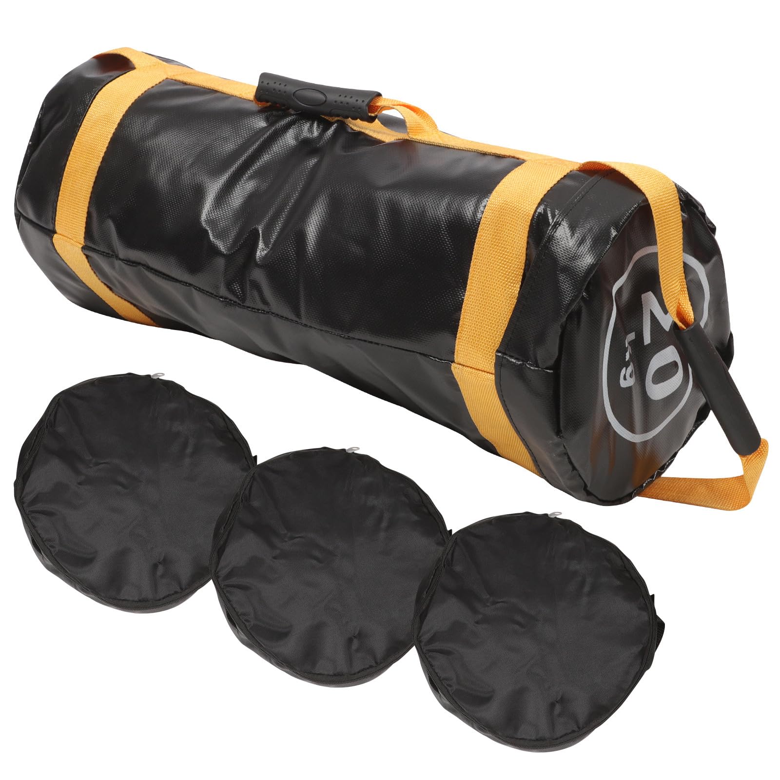 Ciieeo Borsa Zavorrata per Fitness 20kg Sacco Pesi per Allenamento della Forza Resistente e Antiusura Attrezzatura per Sollevamento Pesi Portatile per Palestra e Allenamenti Outdoor