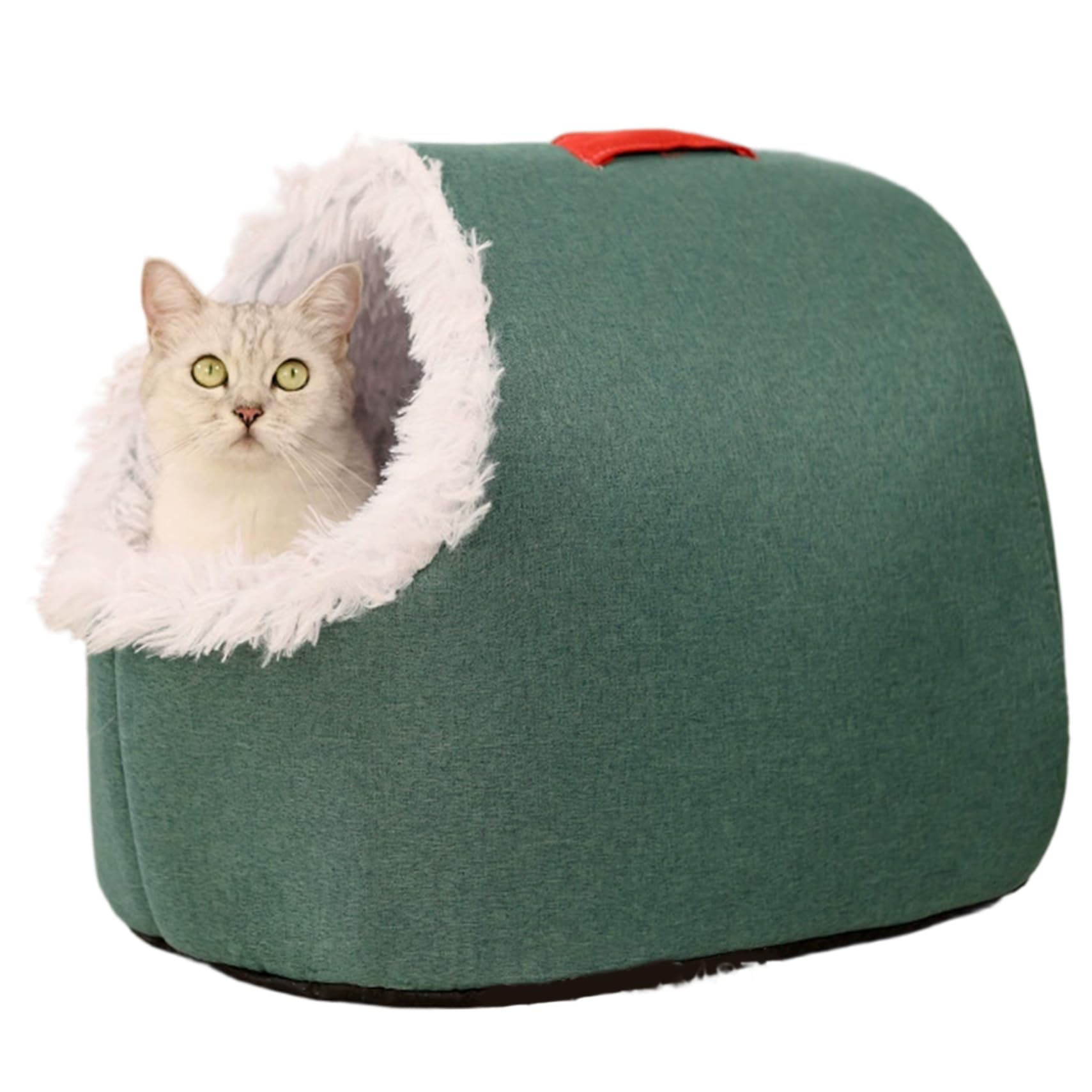 Lit chaud pour chat anxieux : la solution anti-courants d'air en peluche