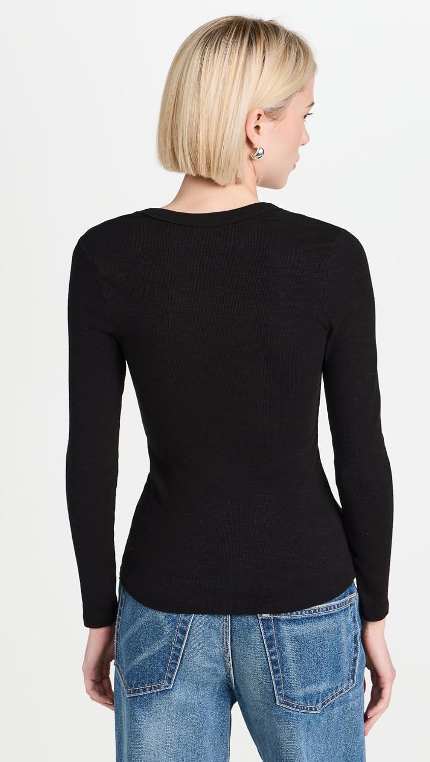 Enza Costa Women's Textured Rib Top - Image 3