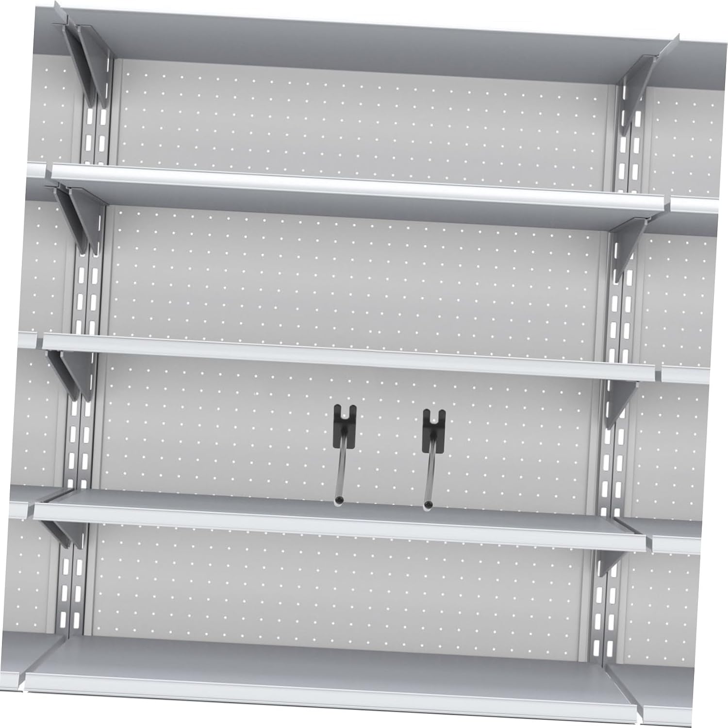 30pcs Wall Hooks for Hanging Accessories Utility Hangers Each Panel Hooks for Home and Retail Display