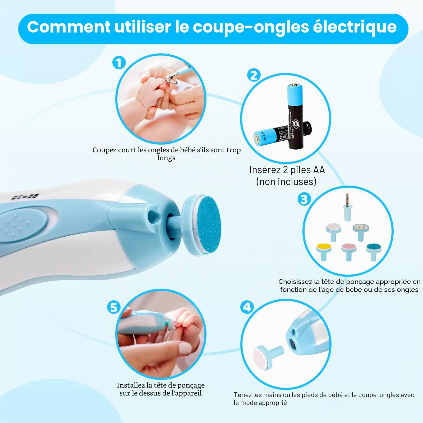 Kit de soins de santé et de toilettage pour bébé, 28 pièces, kit de toilettage amélioré avec brosse à cheveux, peigne, coupe-ongles pour nouveau-né, tout-petit, bébé