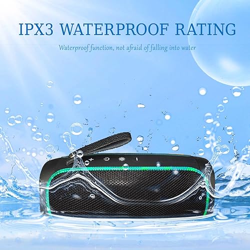 Miniatura 4 de Altavoces Bluetooth portátiles (negro brillante)