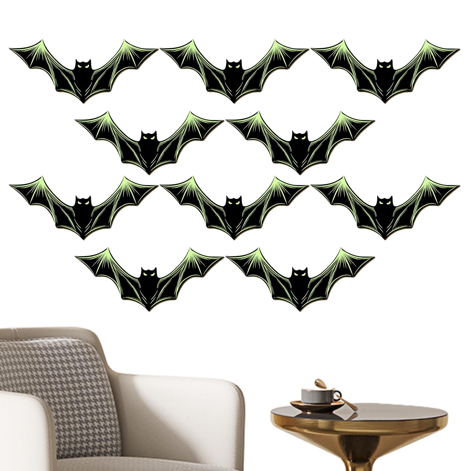 Chauves-souris lumineuses pour métamorphoser votre entrée et votre salon à Halloween