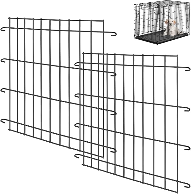 Divisor de Caixa de Transporte para Cães em Metal Tandefio Ajustável para Caixas de 24" Pacote com 2