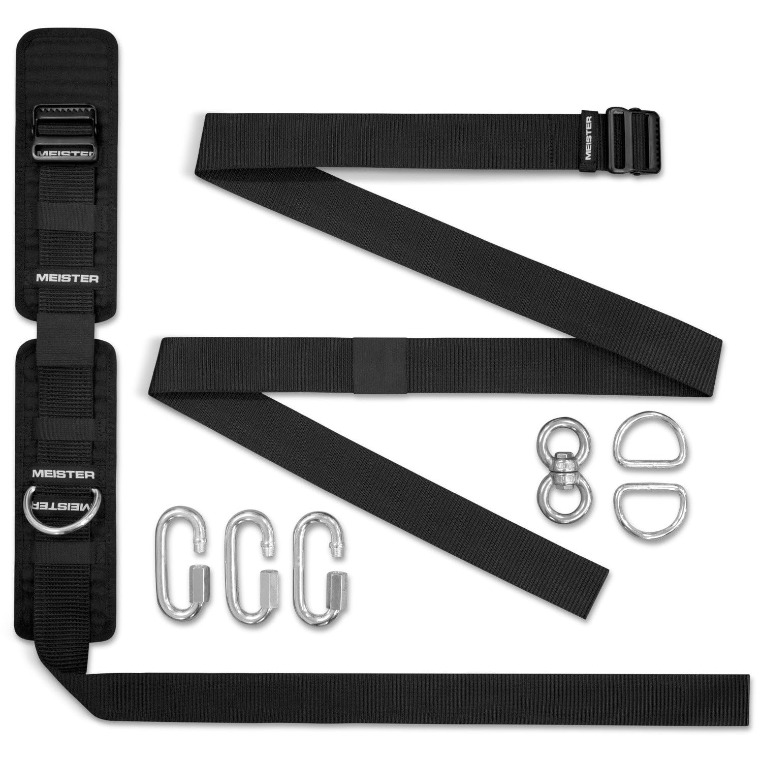 Meister Beam Wrap + Extension Strap Mounting Kit for Hanging Heavy Bags - 8" - 38" - Black - Image 4
