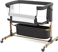 Baby Bassinet 3-in-1 Bedside Sleeper Rocker