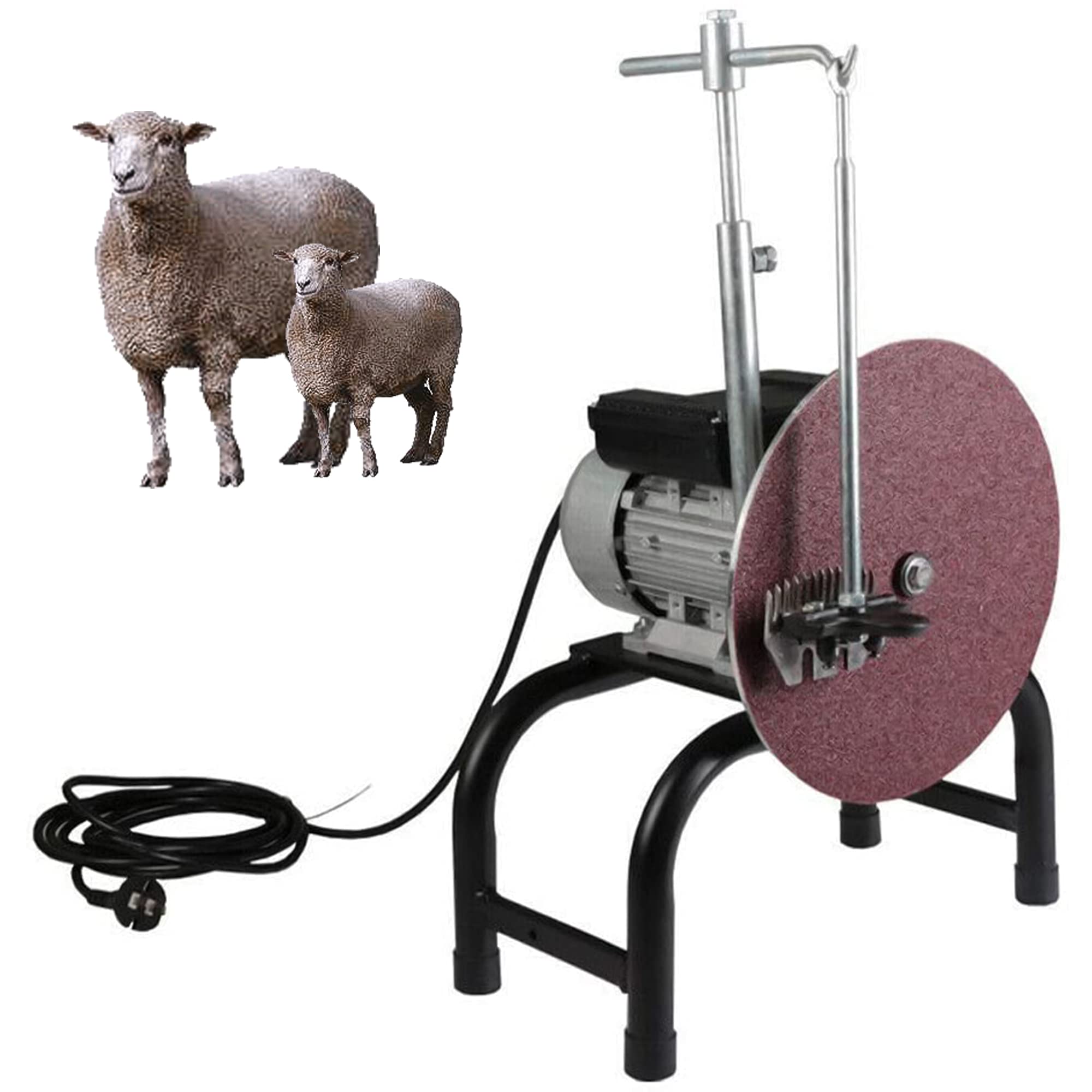 AeasyG550W Electric Goat Shears Scissors Grinding Machine,Detachable Sheep Clipper Blade Sharpener,Copper Core Large Motor,High Efficiency,for Home Farm