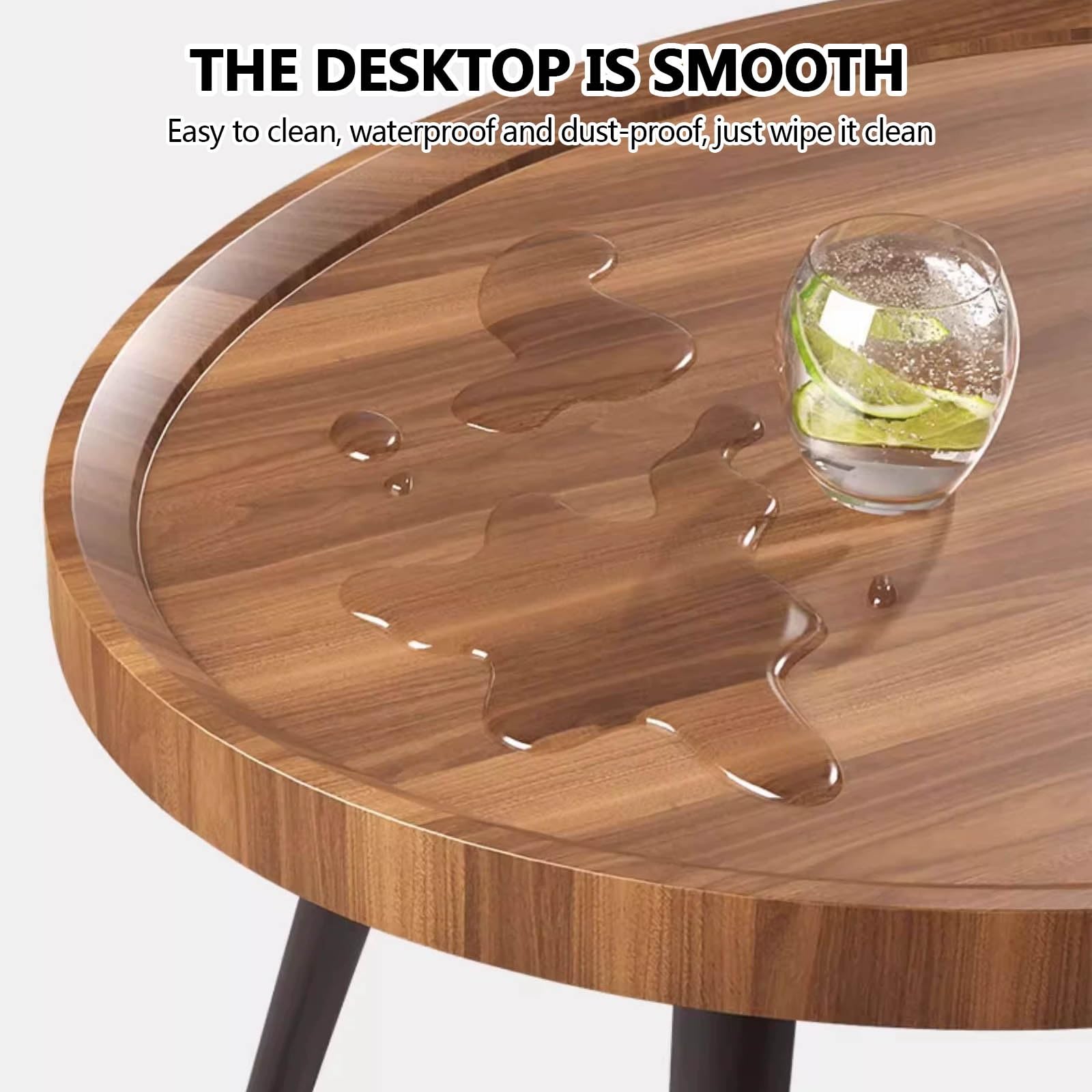 Amazon｜レトロなソファサイドテーブル、モダンなリビングルーム用