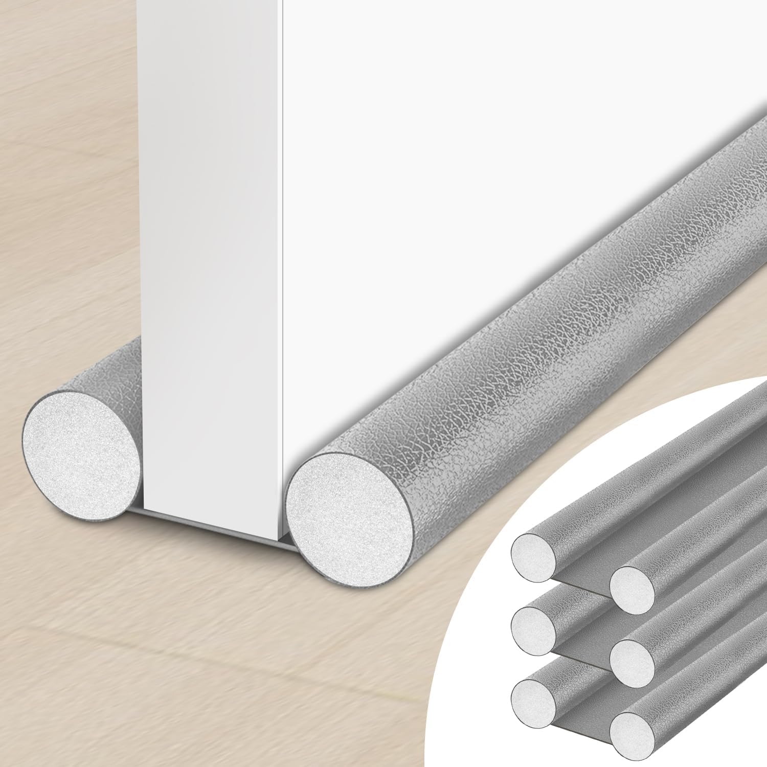 Amazon.com: TOFFCAEA 3 Pack Door Draft Blocker, Under Door Noise ...