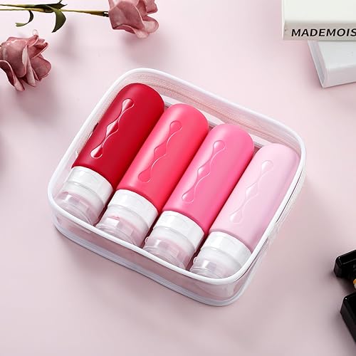 Miniatura 48 de Gemice botellas de viaje para artículos de aseo personal, aprobados por la TSA, tamaño de viaje, contenedores sin bisfenol A, a prueba de fugas, Azul