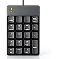 Macally USB Wired Number Pad and a Wired Computer Mouse, Increase Speed by Decreasing Fatigue