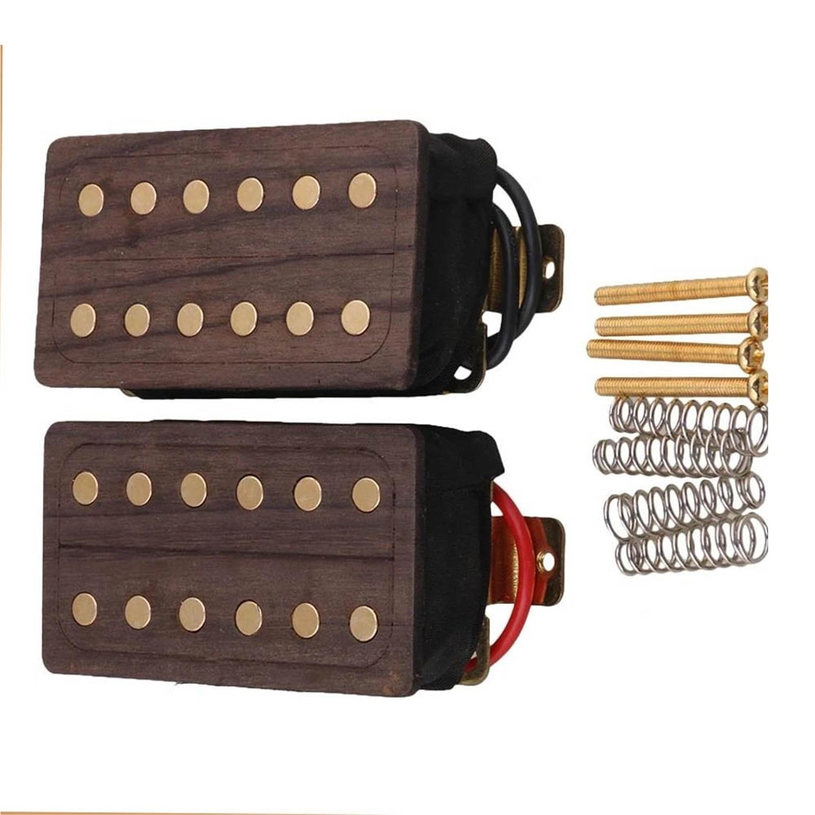 Pastilla De Guitarra Eléctrica Profesional Pastillas Humbucker De Doble Bobina | 2 pastillas Humbucker de palisandro de doble bobina con tornillo para guitarra eléctrica