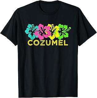 Cozumel Tropical Beach T-Shirt/Cozumel Travel Surf Tee T-Shirt for Men Women Kids