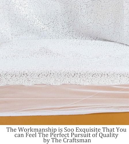 Vista 41 de Pardecor The Yard - Tela de malla con purpurina para coser, paño brillante (2 yardas, borgoña)