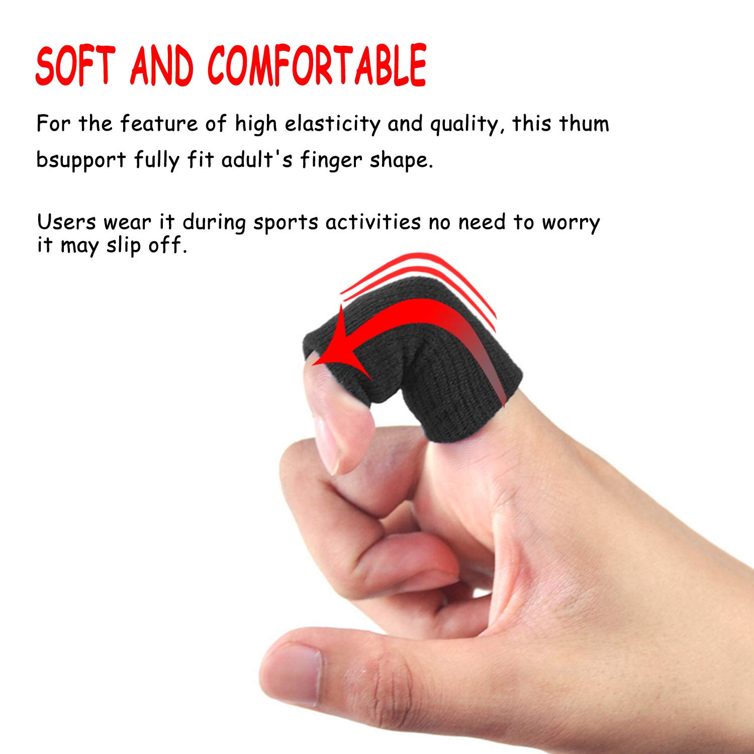 EULANT 10x Manchons De Protection Pour Doigts, Élastique Coton Protège