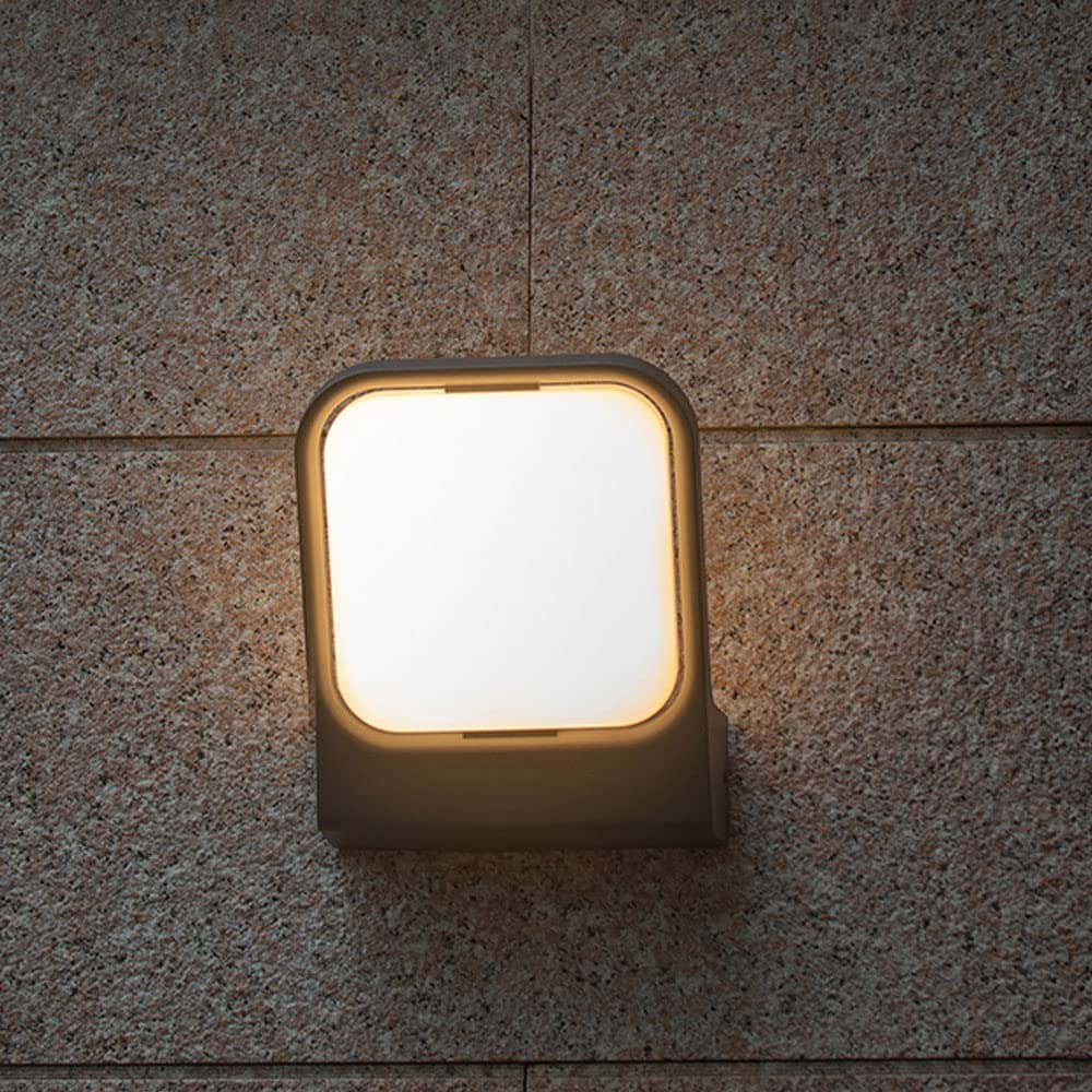 Applique Murale Extérieure Applique Murale 20W, Lumière LED Extérieure en Aluminium, Applique Extérieure Étanche IP65 pour Porte D'entrée, Patio, Terrasse, Couloir, Garage, Porche