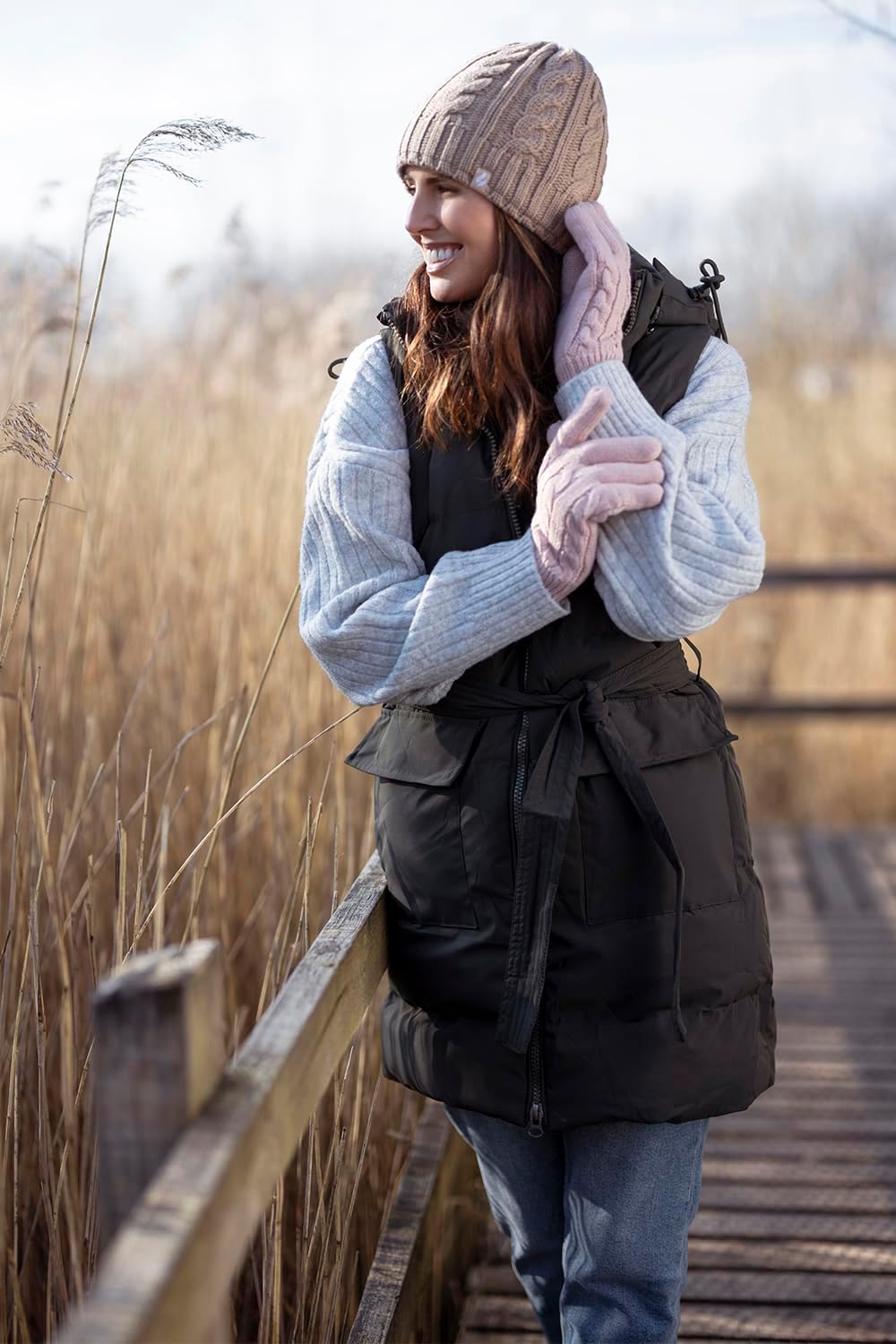 HEAT HOLDERS Women's Hats Light Grey/One Size