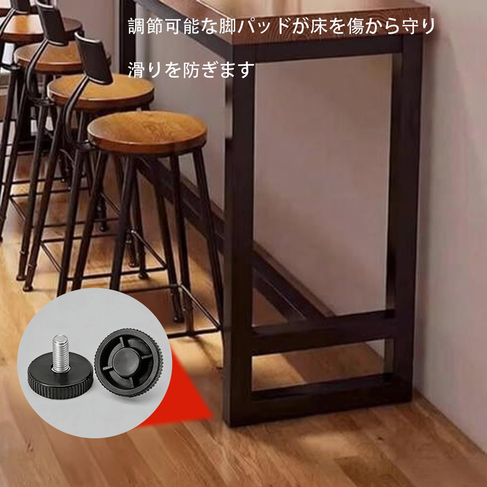 Amazon｜JOYSHAREバーカウンター カウンターテーブル テーブル 天板木