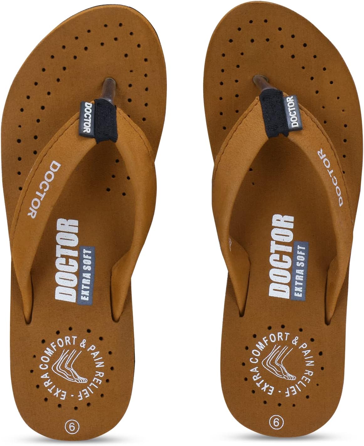 DOCTOR EXTRA SOFT Women's Ortho Care Orthopaedic and Diabetic Feel Good Super Comfort Dr Sliders/Flip-flops/House Slippers [OR-D-16]