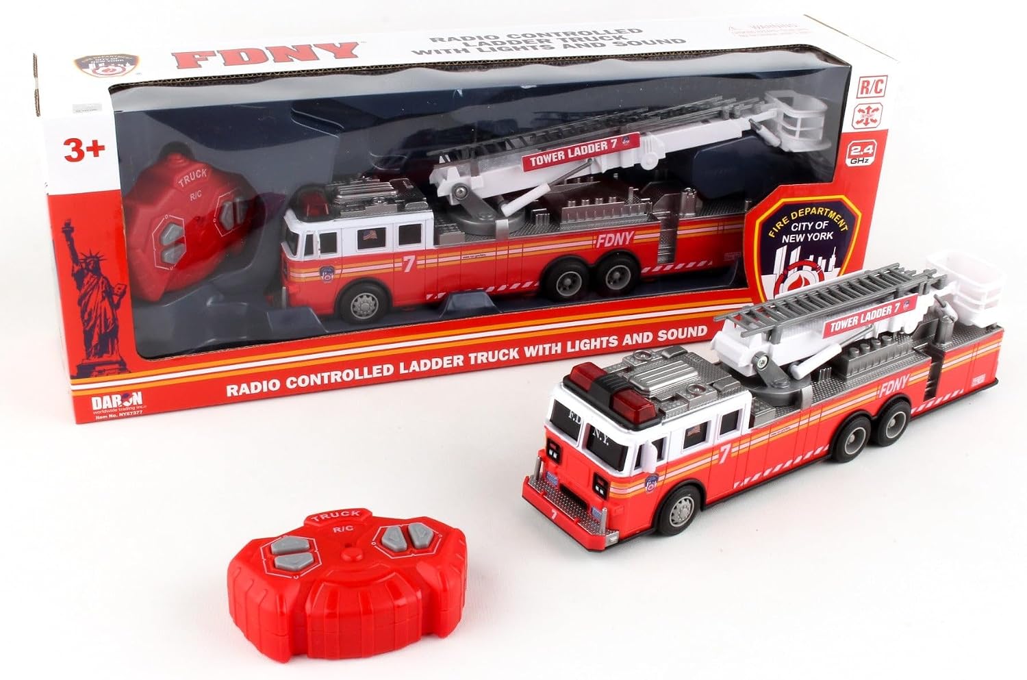 Daron FDNY Emergency Ambulance Toy with Lights & Sounds