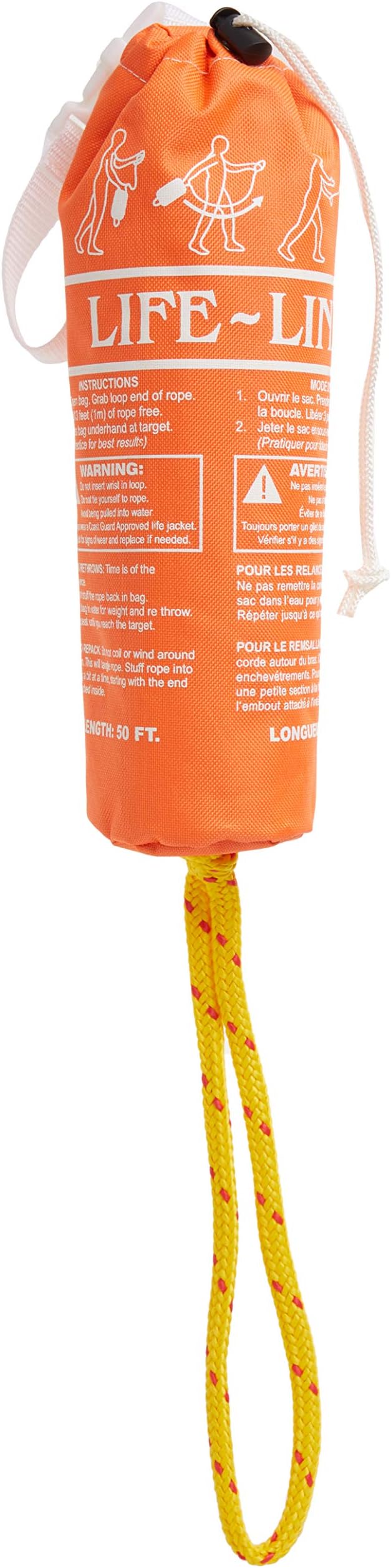 AIRHEAD LIFE LINE Rescue Throw Bag, 50 ft.