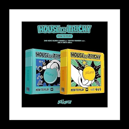 xikers CASA DE TRICKY CÓMO JUGAR 2 Mini álbum CD+Cartel plegado en el paquete+Photobook+Postal+Foto en movimiento+Polaroid ancha+Tarjeta