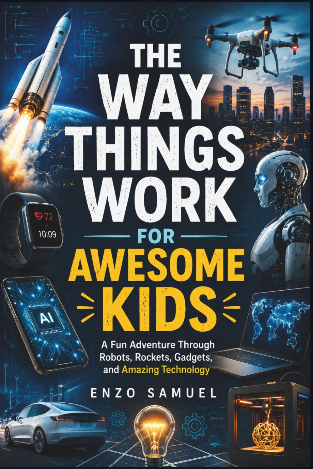 THE WAY THINGS WORK FOR AWESOME KIDS: A Fun Adventure Through Robots, Rockets, Gadgets, and Amazing Technology