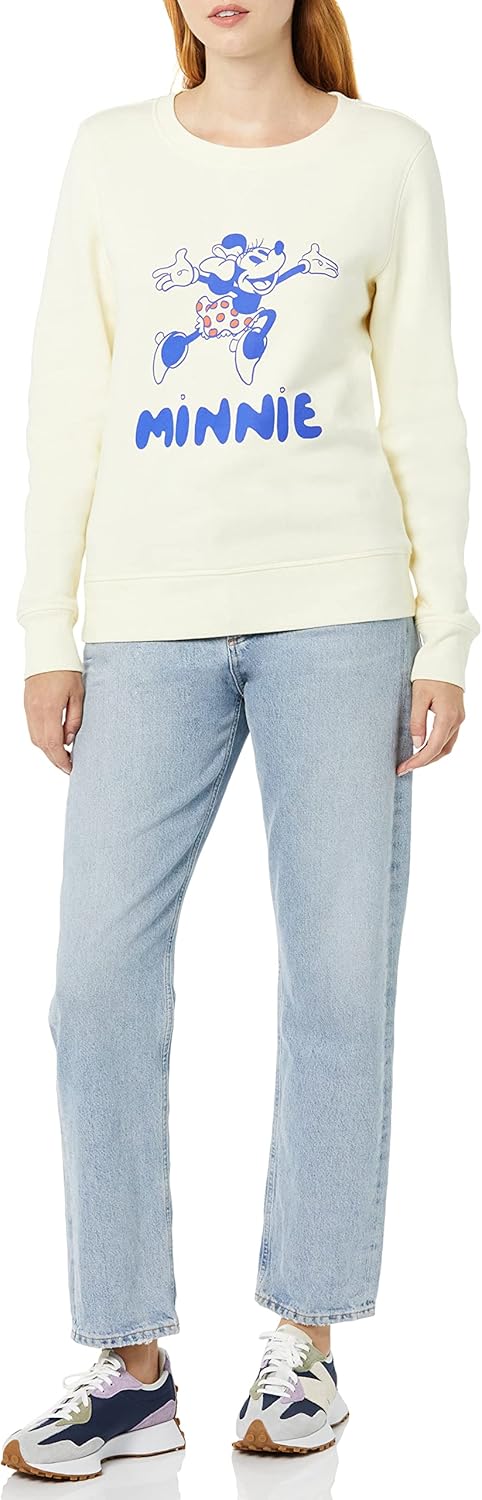 Amazon Essentials Disney | Marvel | Star Wars | Princess Women's Fleece Crew Sweatshirts - Image 3