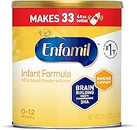 Enfamil Infant Formula Powder 21.1 oz: Milk-Based with Iron, DHA & Choline for Babies 0-12 Months