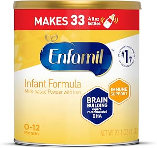 Enfamil Infant Formula Powder 21.1 oz: Milk-Based with Iron, DHA & Choline for Babies 0-12 Months