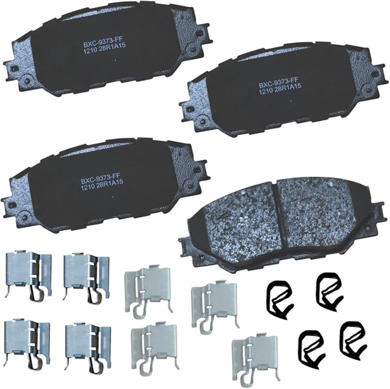 Pastilhas de Freio Dianteiras Cerâmicas Bendix Premium SBC1210 para Lexus, Pontiac, Scion e Toyota – 1 conjunto