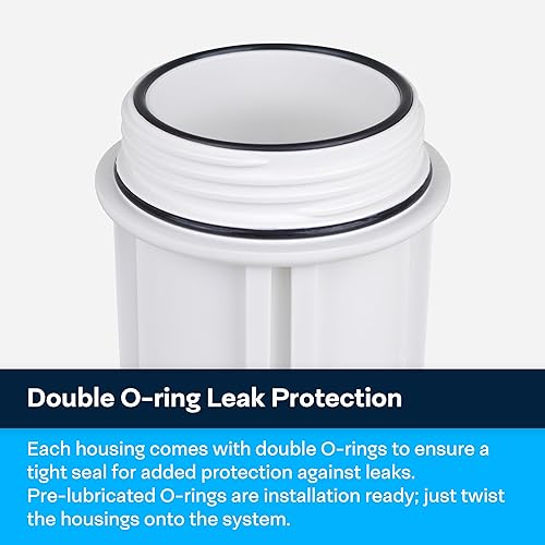 Miniatura 9 de SpiroPure SP-RO100-BK Sistema de filtro de agua de ósmosis inversa RO de 5 etapas con grifo de huecos de aire negro matebronce aceitado 75 GPD