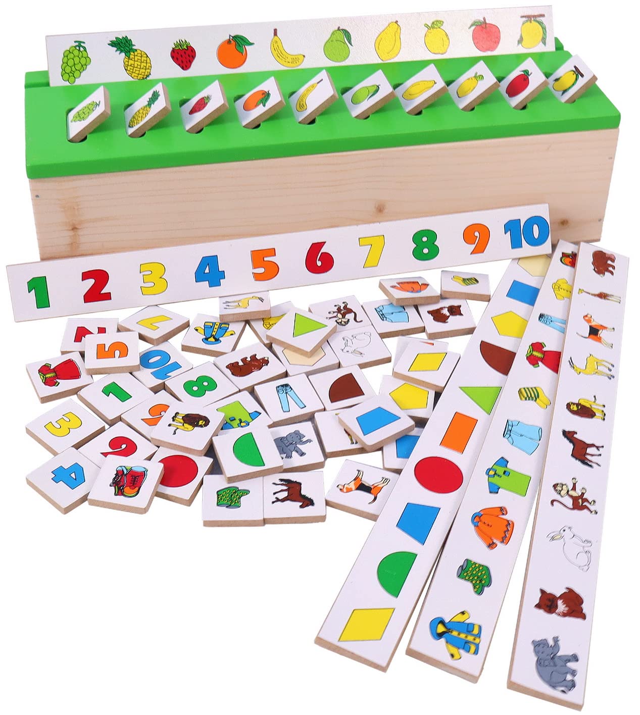 Toyshine Wooden Classification Sorting Box|Montessori Toys for Toddlers Learning Educational Activities Preschool Kindergarten Games Autism Toys Motor Skills STEM for Girls Boys 2-4 Year Old, 80 Pcs (B09PRH37N3) Amazon Price History, Amazon Price Tracker