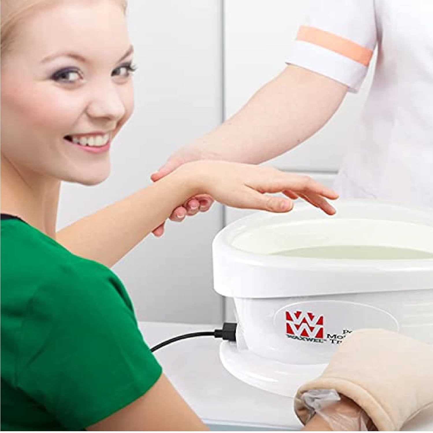 WaxWel Paraffin Wax Bath Accessory Package, Professional Home and Spa Moisturizing Therapy Accessories, 6 Thermal Terry Hand Mitts