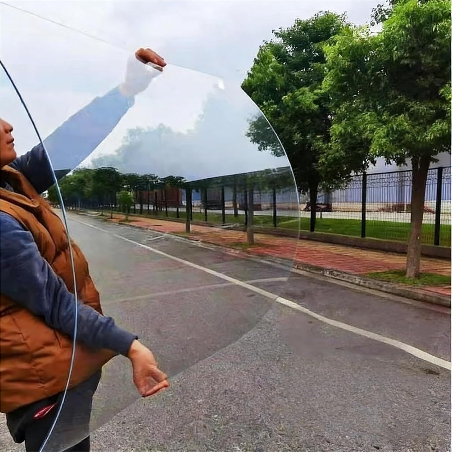 Clear Strong Impact PC Endurance Board, Polycarbonate Panel Roofing Sheets, 1.2mm Acrylic Plastic Greenhouse Outdoor Patio Roof Shade Rain Canopy Cover, for Railing/ Wedding Sign(1.2x3m/3.9*9.8ft)