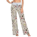 Pajama Pants for Women PJs Bottoms Wide Leg Sleep Lounge Pants