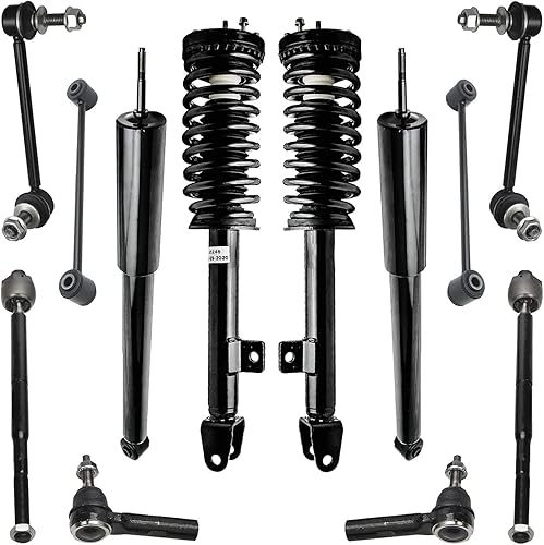 Miniatura 152 de Detroit Axle - Kit de puntales delanteros de 6 piezas para Chevrolet Aveo Aveo5 Pontiac G3 Wave, barra estabilizadora, varillas de acoplamiento