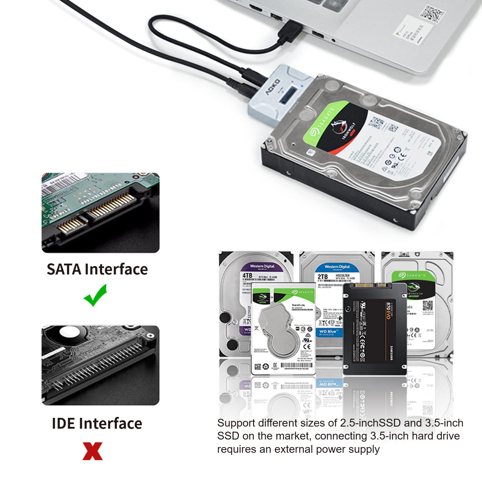 Adattatore PCIe SSD M.2 NVMe SATA con staffa low profile