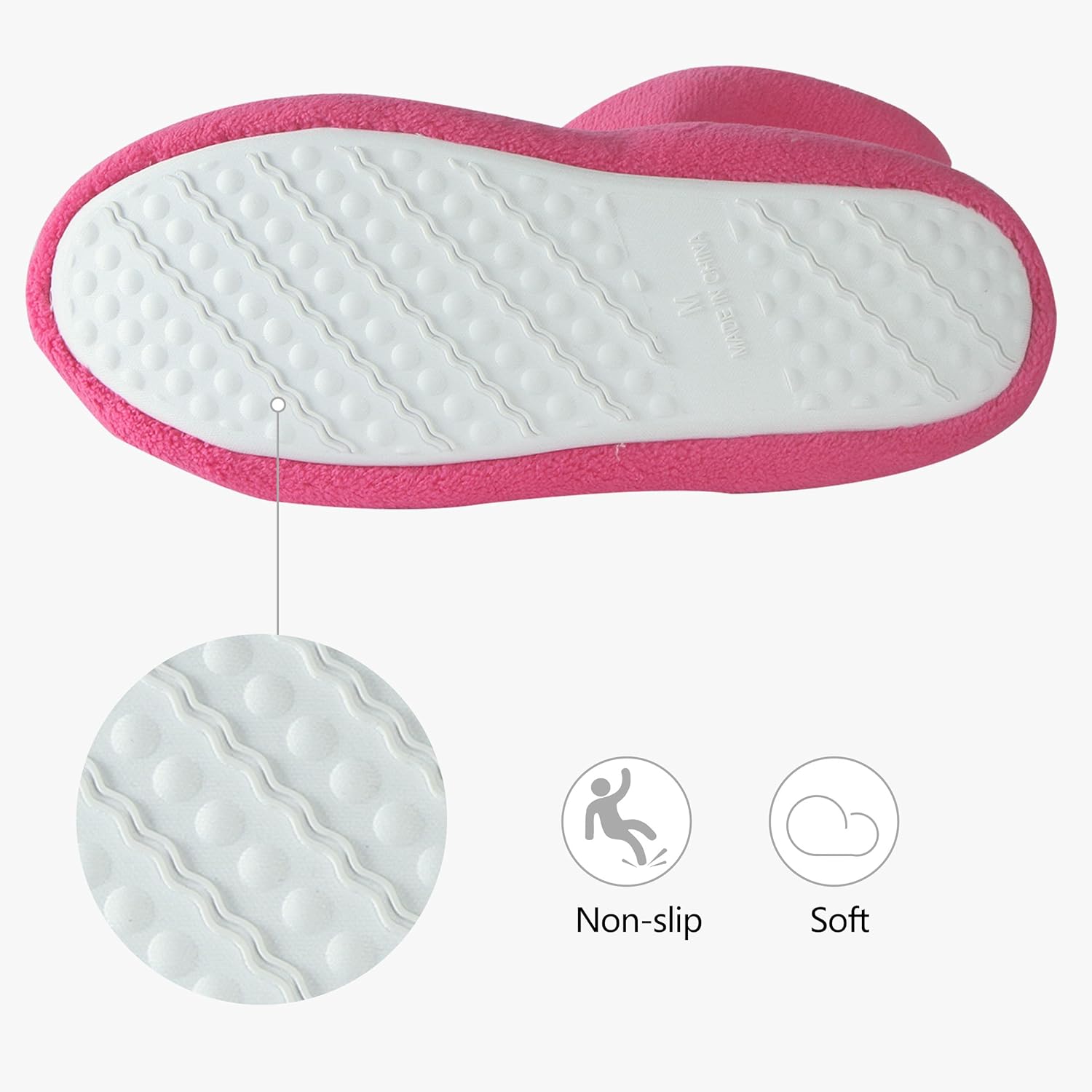 Forfoot Women's Bootie Slippers, Cozy Coral Fleece Non Slip Indoor House Shoes - Image 4