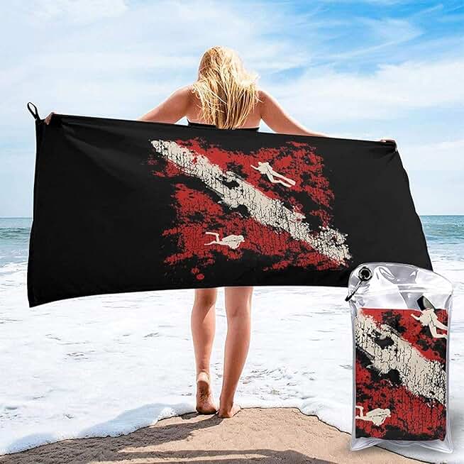 scuba diving towel