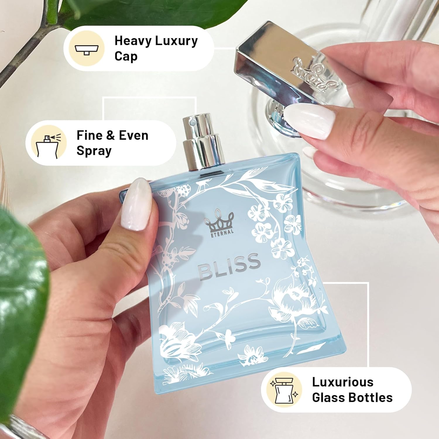 Eternal Bliss - Inspired by Designer Citrus Green Apple Perfume - 3.4 oz (100ml) - EDP - Long-lasting - Vegan - Clean Ingredients - Perfume Spray for Women - 2000 sprays per bottle - Image 7