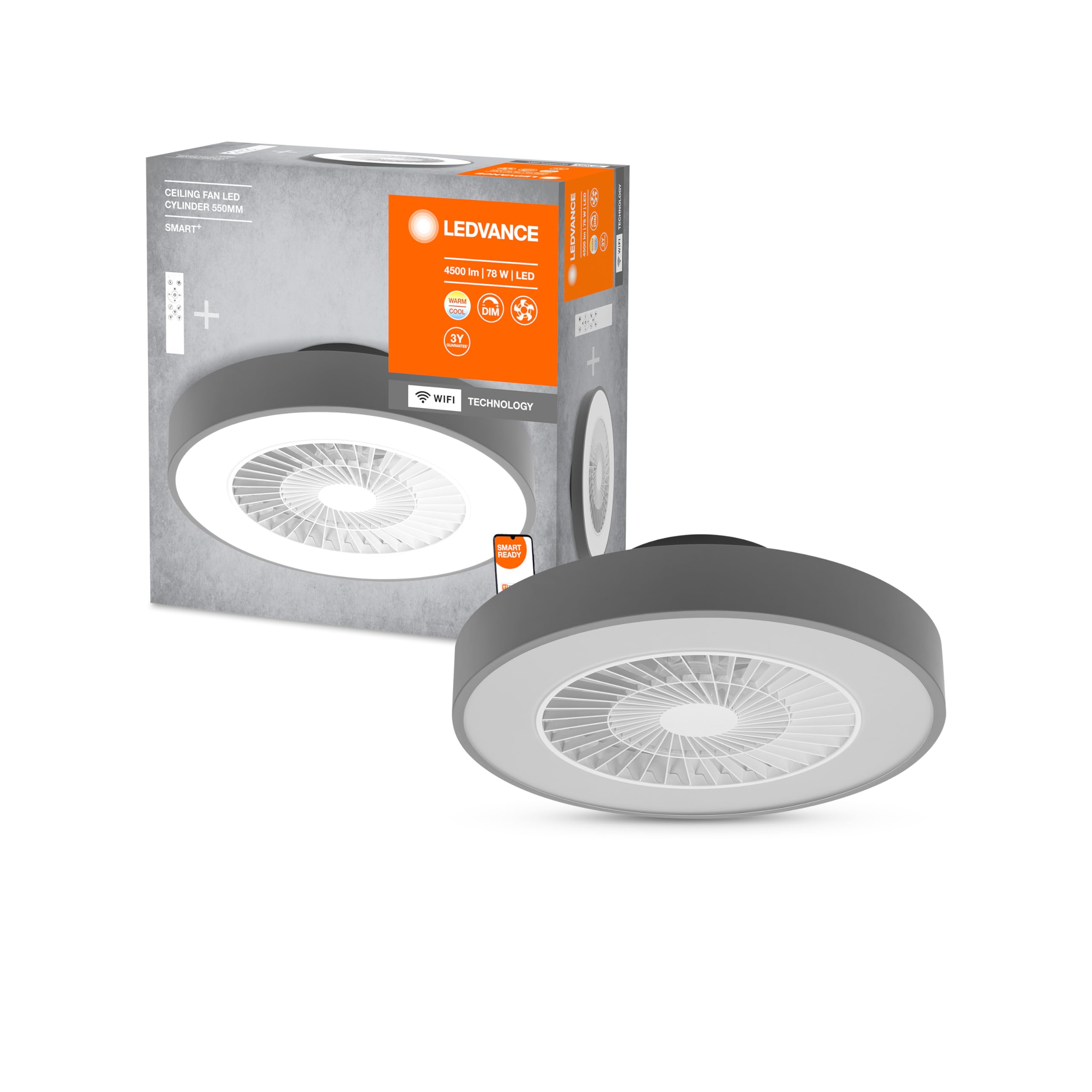 LEDVANCE LED SPOT GU10: 1 x 3,4W, 230lm, bianco, temperatura colore