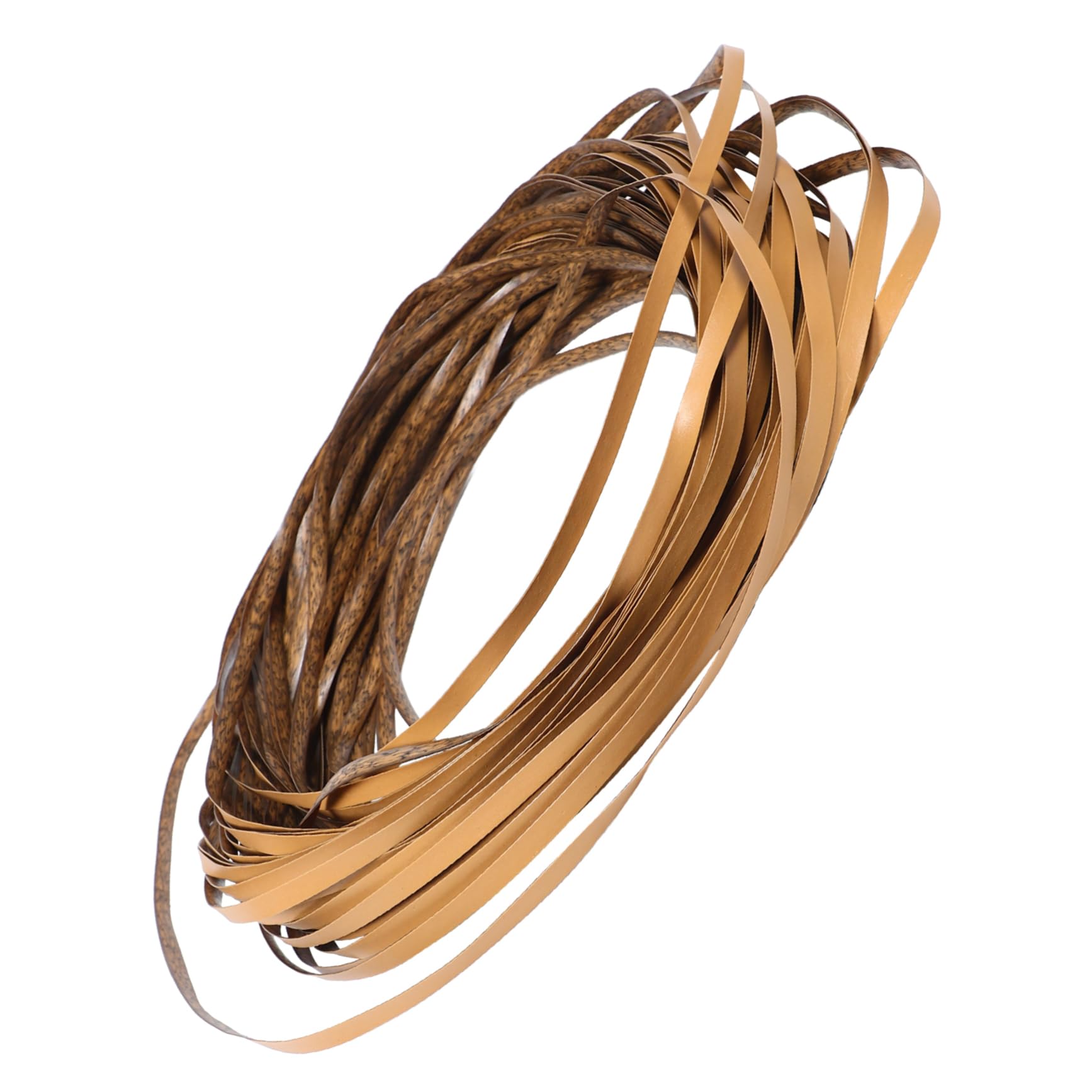 Mipcase 1 Roll Synthetic Rattan Repair Strips for Furniture Restoration DIY Kit for Chairs and Tables Durable Weaving Material Grain Finish Easy to Use for Home Maintenance