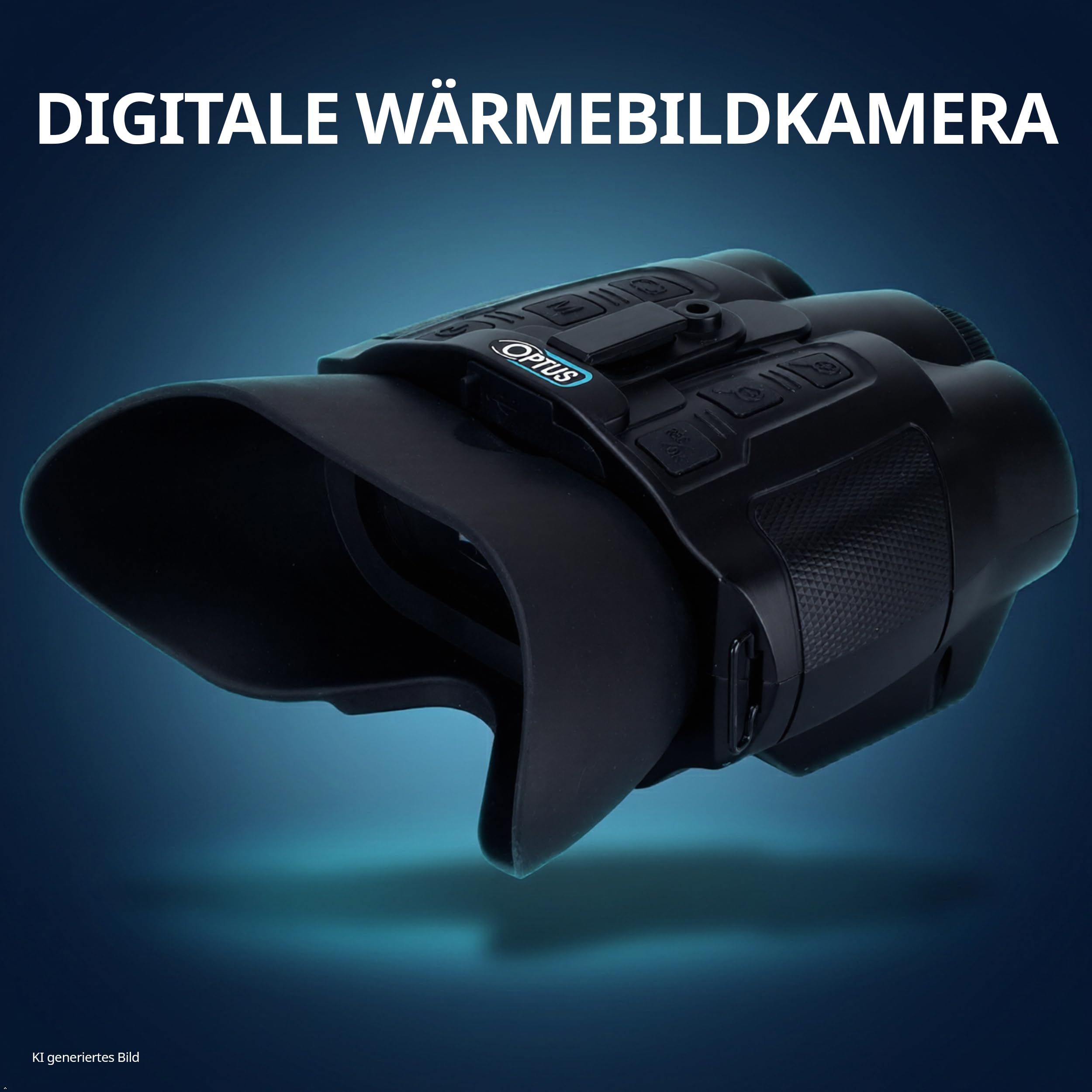 Optus Cyfrowa kamera termowizyjna z wyświetlaczem OLED i cyfrowym zoomem 4X