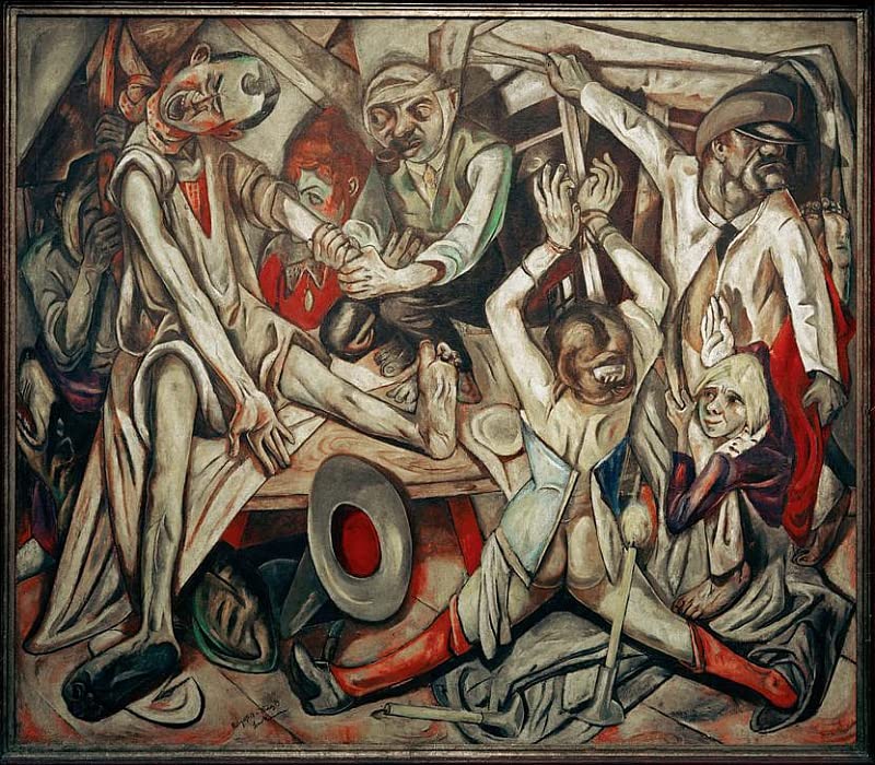 Tableau toile la nuit de Max Beckmann pour vibrer au quotidien