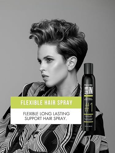 Miniatura 2 de Laca flexible para el cabello con fijación flexible suave #1 Salon In Recamier  Saloon In Spray Cabello Fijacion Flexible 9.5oz- 9.5 fl oz