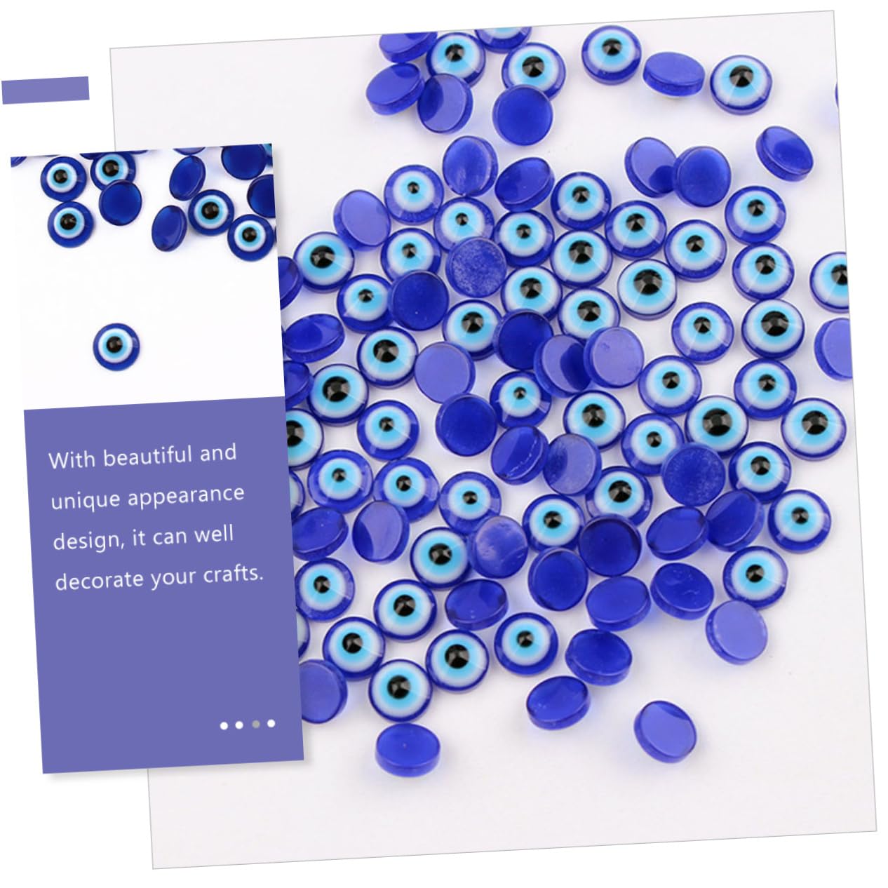 HOODANCOS 800pezzi Charm Blu Piatte Per Accessori Per e Collane e Decorazioni Festive