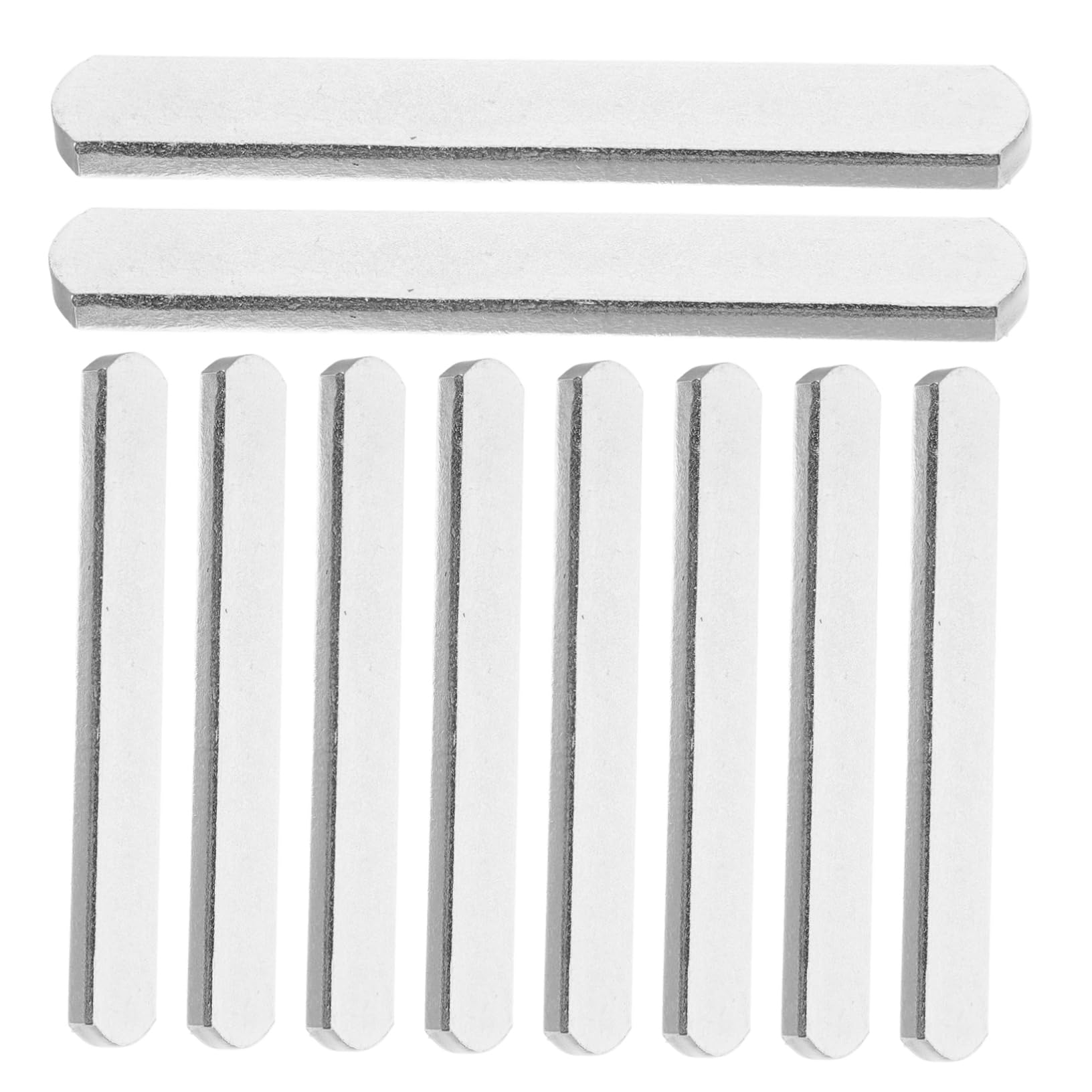 BESPORTBLE Stainless Steel Fitness Weight Strips 10 Pcs Rustproof Strength Training Plates Workout Machine