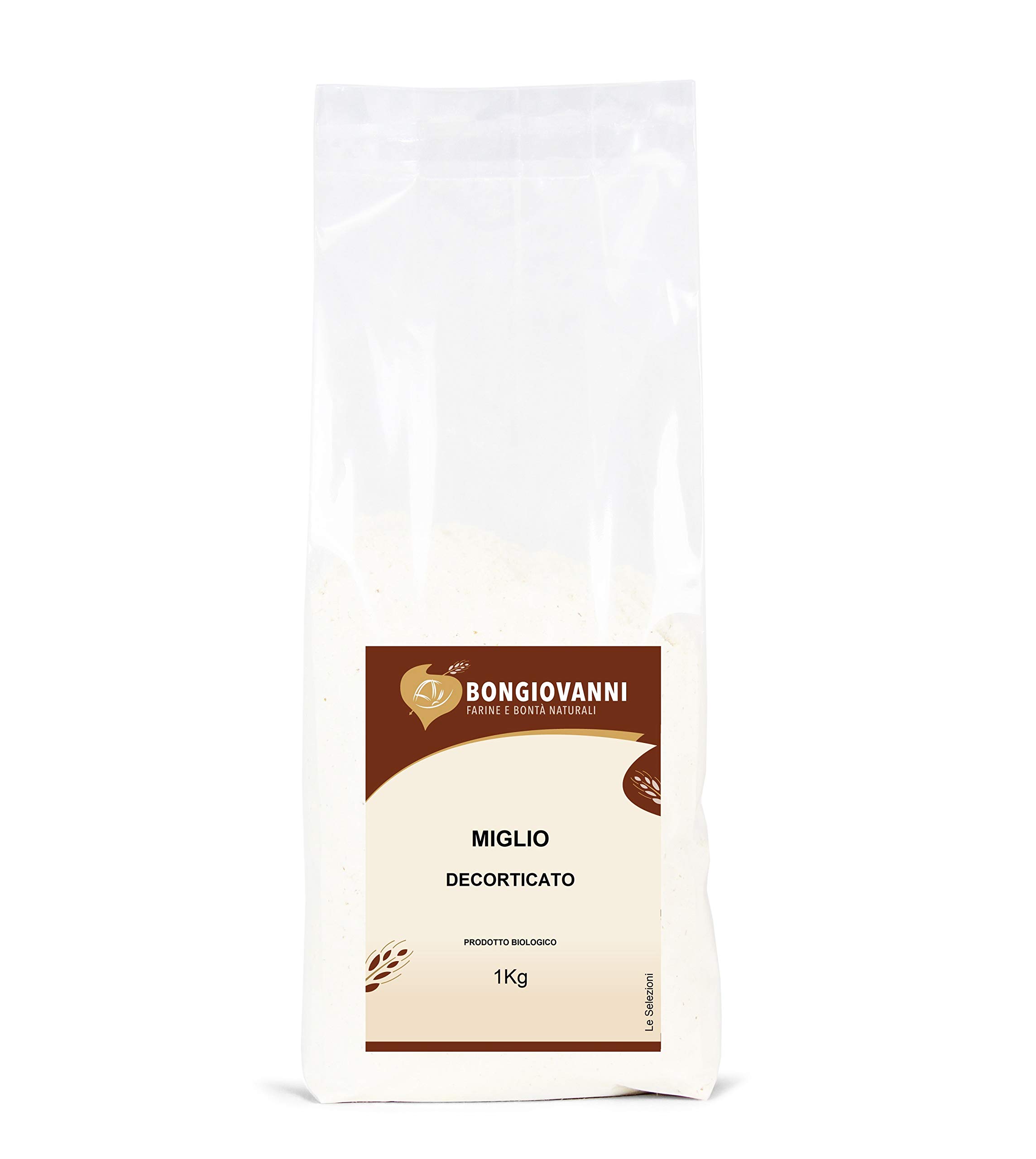 Bongiovanni farine e bonta' naturali miglio decorticato 1kg bio 1 kg